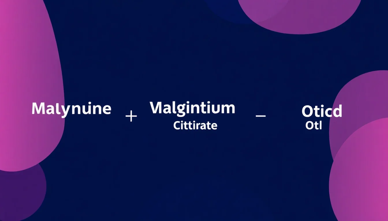 Magnesium Types Explained: Glycinate vs. Citrate vs. Oxide — in-article illustration