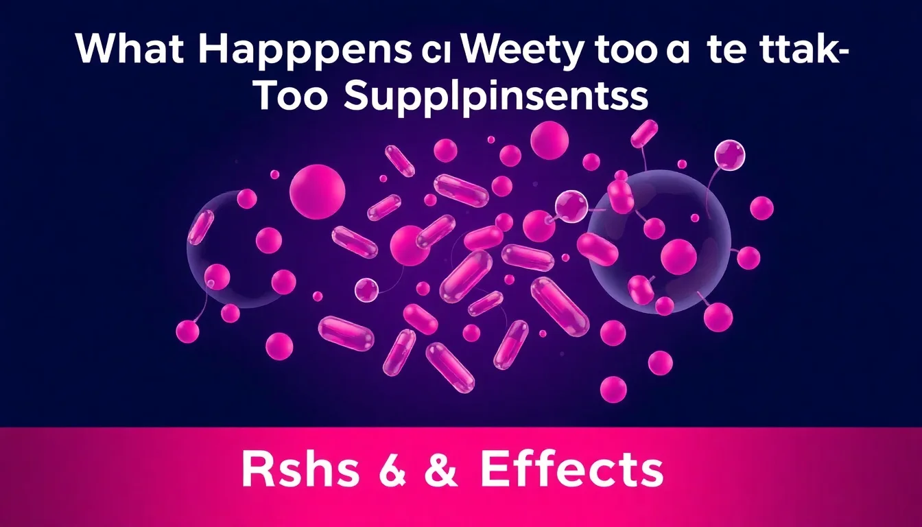What Happens When You Take Too Many Supplements: Risks & Side Effects — in-article illustration