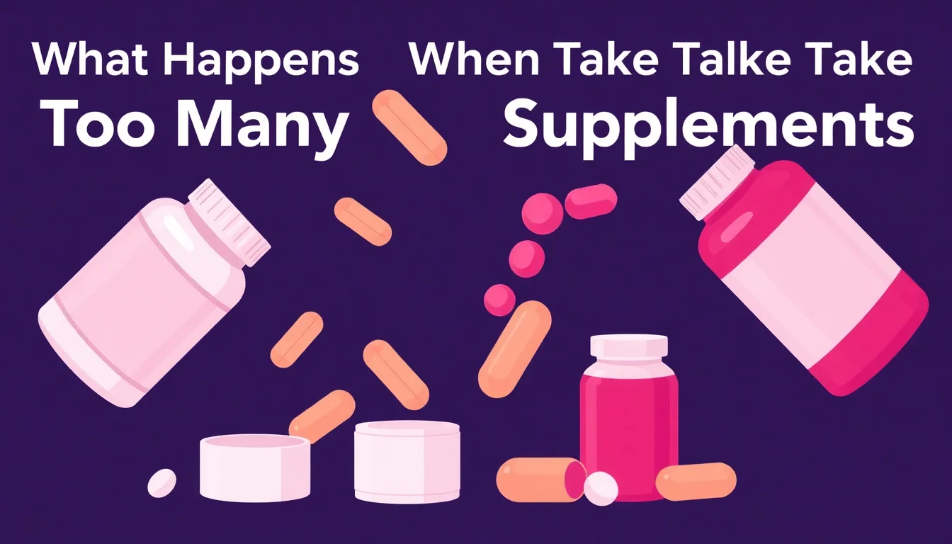 What Happens When You Take Too Many Supplements: Risks & Side Effects — featured illustration